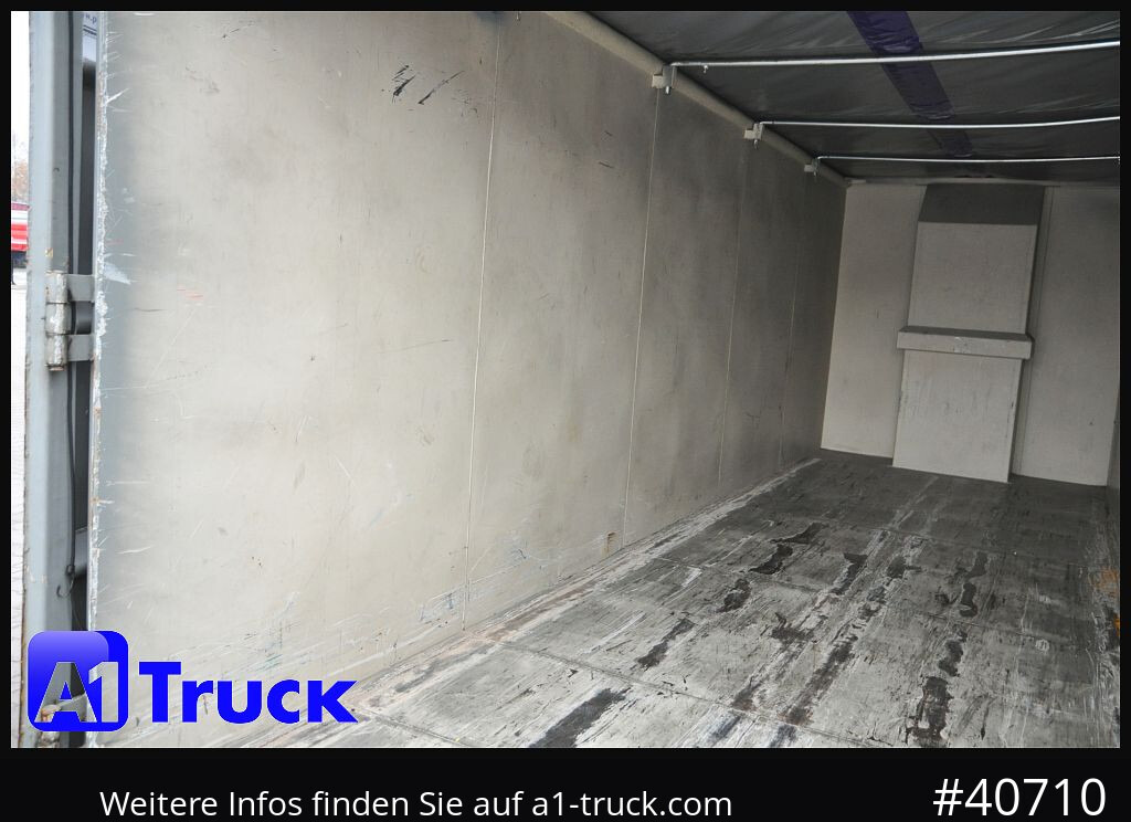 Camião POL OSTEG Abrollcontainer 47,5m³, Mulde, Dachplane, Portaltür