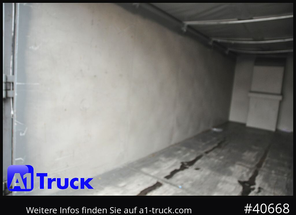 Camião POL OSTEG Abrollcontainer 47,5m³,  Mulde, Dachplane, Portaltür