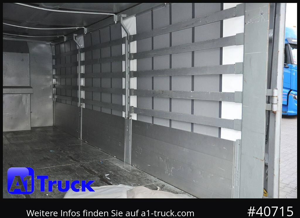 Camião POL OSTEG Abrollcontainer 47,m³, Mulde, 1 seitig Schiebeplane, Plane