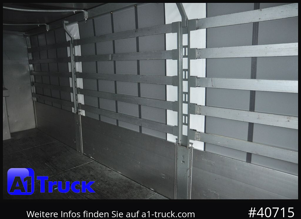 Camião POL OSTEG Abrollcontainer 47,m³, Mulde, 1 seitig Schiebeplane, Plane