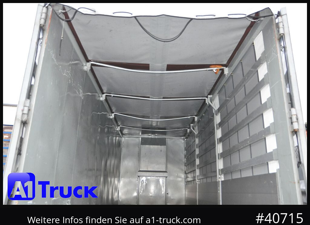 Camião POL OSTEG Abrollcontainer 47,m³, Mulde, 1 seitig Schiebeplane, Plane