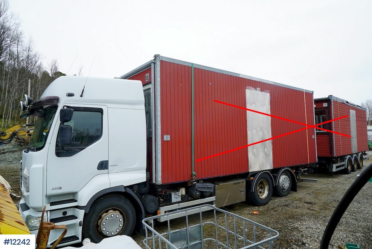 Camião transportador de contêineres/ Caixa móvel Renault Premium 450DXI: foto 3