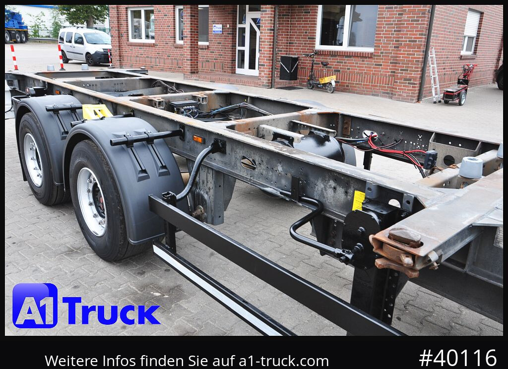 Camião SCHMITZ tandem, verzinkt, oben oder unten gekuppelt, verstellbar