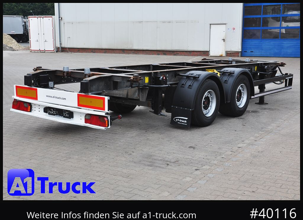 Camião SCHMITZ tandem, verzinkt, oben oder unten gekuppelt, verstellbar