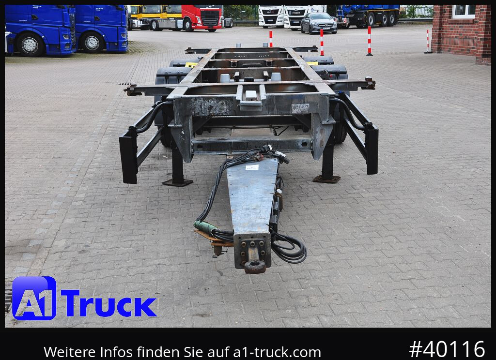 Camião SCHMITZ tandem, verzinkt, oben oder unten gekuppelt, verstellbar