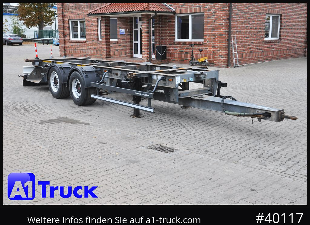 Camião SCHMITZ tandem, verzinkt, oben oder unten gekuppelt, verstellbar