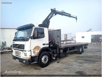 Camião de caixa aberta/ Plataforma, Camião grua VOLVO fm 7: foto 1