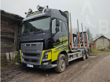 Camião de transporte de madeira, Camião grua Volvo FH16 750 6X4: foto 1