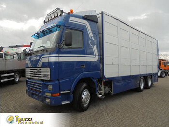 Camião transporte de gado Volvo FH 12.520 + Manual + 6x2 + Animal transport + Euro 2 + blad-blad: foto 1