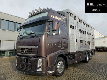 Camião transporte de gado Volvo FH 420 / 3 Stock / Alu-Felgen / Liftachse: foto 1