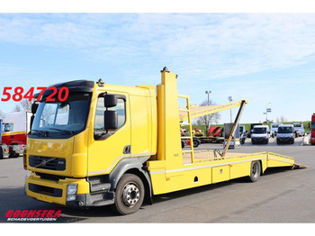 Camião transporte de veículos Volvo FL 240 Tijhof Doppelstock 3-Lader Lier Euro 5: foto 1