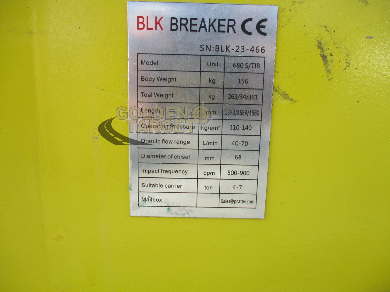 Martelo hidráulico para Escavadeira novo Bilaike 680 HYDRAULIC BREAKER: foto 5