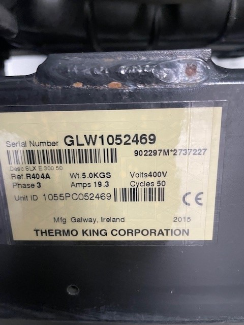 Equipamento de refrigeração para Reboque Thermo King SLX300e: foto 2