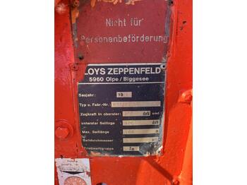 Molinete Zeppenfeld K 74  Lastentransportwinde: foto 1