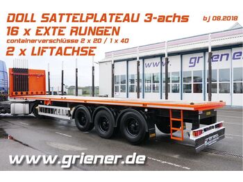 Doll H3S-12P9 / 16 x EXTE RUNGEN/CONTAINER 20/40 LIFT  - Reboque florestal