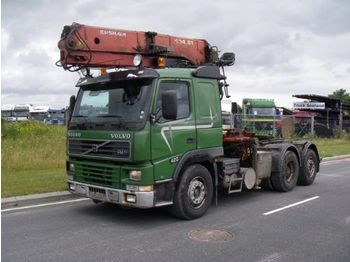 Reboque florestal para transporte de madeiras Volvo FM 12 6X2 420 HK. + TRAILER.: foto 1