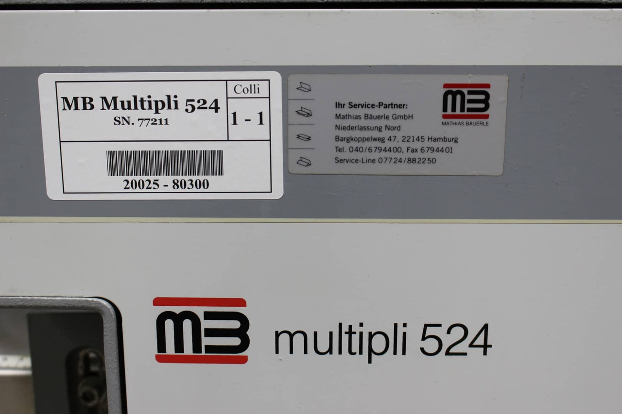 Máquina de impressão MB Baeuerle Multipli-CAS 52/4: foto 7
