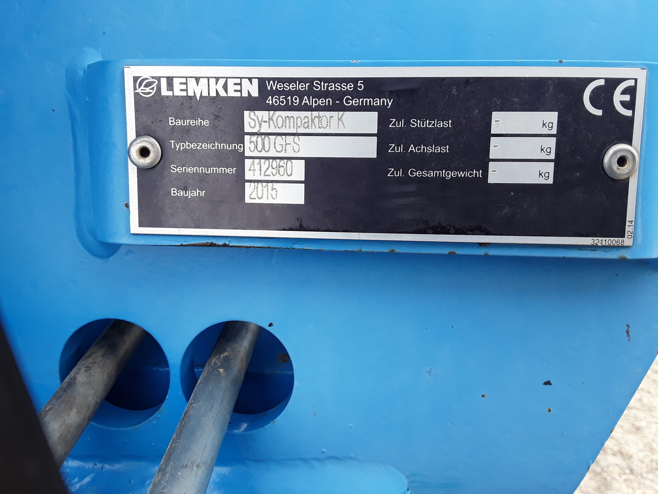 Maquina para lavrar a terra Lemken Kompaktor 5m: foto 2
