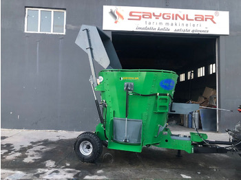 Equipamento de gado novo SAYGINLAR vertical feed mixer wagon: foto 3