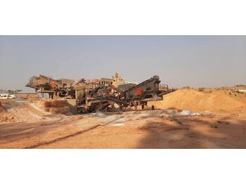 Constmach Mobile Jaw and Vertical Impact Crusher Plant 80 TPH - Britadeira móvel