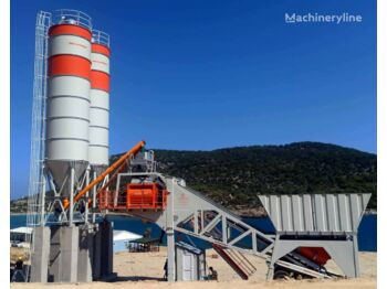POLYGONMACH 100 m3 per hour mobile concrete batching plant - Central de betão