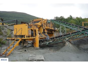 Britador Complete Svedala-Lokomo crushing plant with many conveyor belts: foto 1