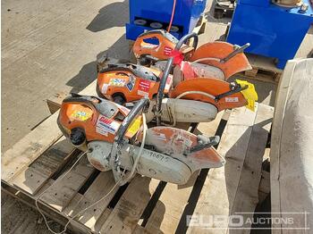  Stihl Petrol Quick Cut Saw (3 of) - Equipamento de betão