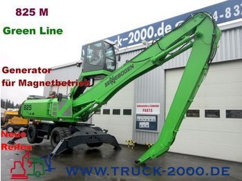 SENNEBOGEN 825 M Green Line Umschlagbagger 13 KW Generator - Escavadeira de rodas