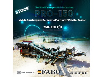 Britadeira móvel novo FABO PRO-150 MOBILE CRUSHER WITH WOBBLER SYSTEM | READY IN STOCK: foto 1