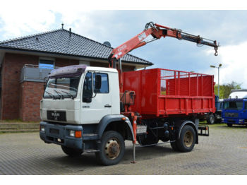 MAN 14.224 4x4 / Fassi Kran  - Grua móvel