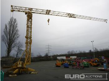  Potain  325A TOPMATIC  20m Tower Crane, Jib-Boom Lift Capacity 25m 1000kg, 10.7m 3000kg (Remote in Office) (Will be sold without Transport Axles) (Technical Data Sheet Available) - Guindaste de torre
