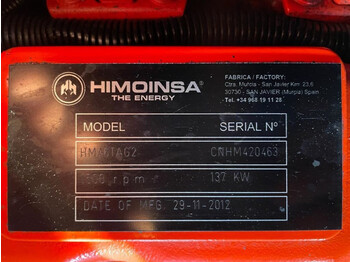 Gerador elétrico Himoinsa HMA6TAG2 Mecc Alte Spa 150 kVA Silent generatorset: foto 4