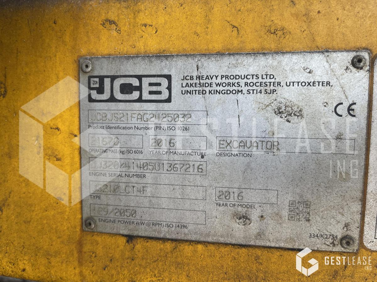 Escavadora de rastos Jcb JS210: foto 10