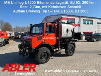 Máquina de asfalto MERCEDES-BENZ Unimog U1200 Bitumenspritzgerät