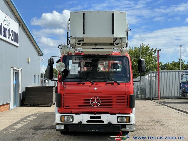 Caminhão com plataforma aérea Mercedes-Benz 1422NG Ziegler Feuerwehr Leiter 30m Rettungskorb: foto 15