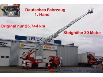 Caminhão com plataforma aérea Mercedes-Benz 1422 NG Ziegler Feuerwehr Leiter 30m Rettungkorb: foto 1
