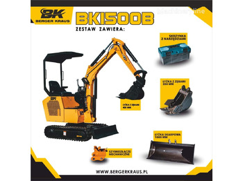 Berger Kraus BK1500B - Mini escavadeira