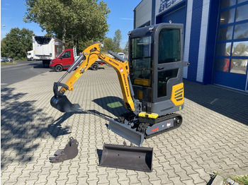  Kabinen Minibagger Kubota BK1250KS + Schaufelpaket *11.500€ NETTO*BERGER KRAUS*SCHWENKARM*SOFORT!* - Mini escavadeira