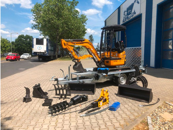  Minibagger BK1700JS +Tieflader +Zubehör *23.458€ NETTO*BERGER KRAUS*KUBOTA*JOYST*SOFORT! - Mini escavadeira