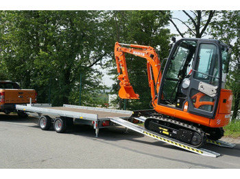 Minibagger Nante NT18 A inkl. Plattformanhänger  - Mini escavadeira