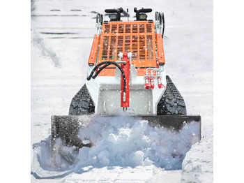 LADYS LADYS LA380 Mini Skid Steer Loader Compact Track Diesel Cheap Mini Skid Steer Loader For Sale With Mini Skid Steer Attachments 4 In 1 Bucket - Mini pá carregadora