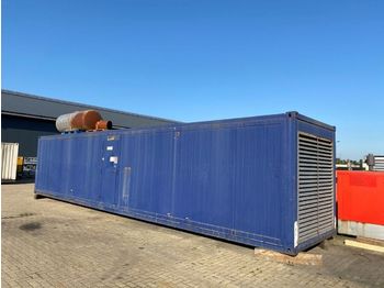 Gerador elétrico Mitsubishi S16NPTA Leroy Somer 1250 kVA Silent generatorset in 40 ft container: foto 1