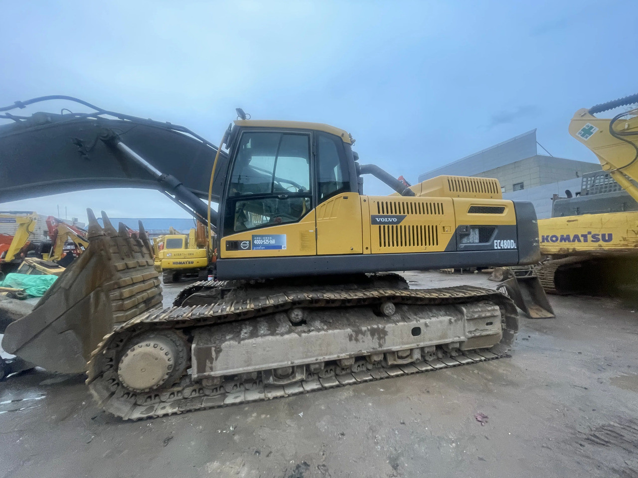 Escavadora de rastos Original Condition Big Excavator Machinery Volvo Ec480dl Mining Equipment In Shanghai: foto 4