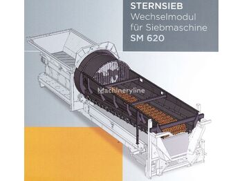  Sternsieb Wechselmodul für Doppstadt SM620 TYP 3 / 0-20mm - Peneira vibratória