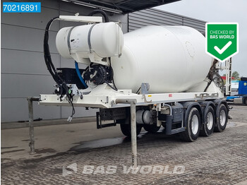 De Buf BM12-39-3 3 axles 2x Lenk Achse 12m3 Beton Mixer Hydraulik Concrete - Semi-reboque betoneira