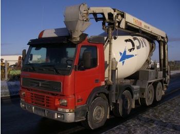 Camião betoneira Volvo FM 12 8X4 380 HK MIXER 8M3: foto 1