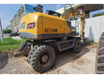 XCMG XE210WD 20 Ton Used Wheel Excavator in Good Condition - Escavadeira de rodas: foto 2
