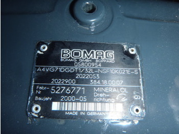 HYDROMATIK A4VG71DA1DT2/32L-NZF10K071E-S (BOMAG BC601RB) - Bomba hidráulica