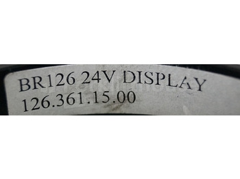 Painel de instrumentos para Equipamento de movimentação Linde 1263611500 Monitoring display 24V sn. 257879 from P60 24V: foto 3