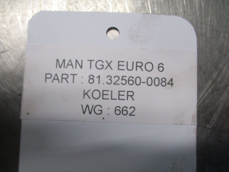 Radiador de óleo para Camião MAN TGX 81.32560-0084 KOELER EURO 6: foto 2